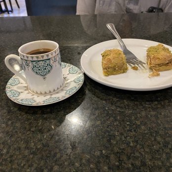 Zeta's Grill - Turkish coffee and pistachio baklava - Mediterranean Near Me - Avondale, Arizona Zeta's Grill - Turkish coffee and pistachio baklava - Mediterranean Near Me - Avondale, Arizona