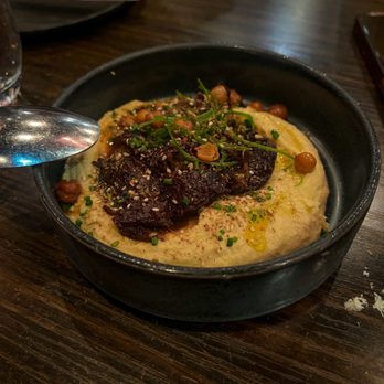 Sparrow + Wolf - Oxtail hummus - New American Near Me - Las Vegas, Nevada Sparrow + Wolf - Oxtail hummus - New American Near Me - Las Vegas, Nevada