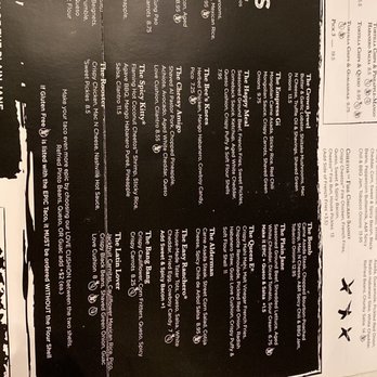 Agave & Rye - Taco menu - Tacos Near Me - Perrysburg, Ohio