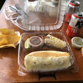 Los Bocados - Mahi mahi burrito with nachos, salsa & Mexican style street corn - Latin American Near Me - Parkland, Florida Los Bocados - Mahi mahi burrito with nachos, salsa & Mexican style street corn - Latin American Near Me - Parkland, Florida