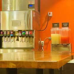 Blaze Pizza - The Drinks!!! Of course I got the Blood Orange Lemonade!!
