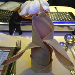Ming - This restaurant actually open up and lay the napkin on your lap for you!