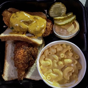 Dave's Hot Chicken - Hot Box - Tenders Mac & Cheese - Chicken Shop Near Me - Plano, Texas Dave's Hot Chicken - Hot Box - Tenders Mac & Cheese - Chicken Shop Near Me - Plano, Texas