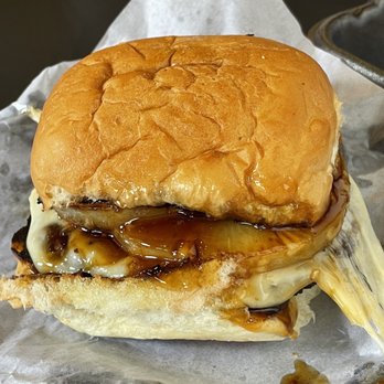 The Red Front - Pineapple, teriyaki and cheeseburger - American Near Me - Nauvoo, Illinois The Red Front - Pineapple, teriyaki and cheeseburger - American Near Me - Nauvoo, Illinois