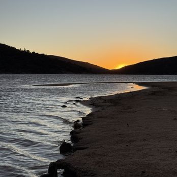 Lake Hemet - Sunset from the shoreline - Campgrounds Near Me - Mountain Center, California Lake Hemet - Sunset from the shoreline - Campgrounds Near Me - Mountain Center, California