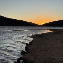 Lake Hemet - Sunset from the shoreline