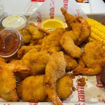 Crawfish Cafe - 9 Fried Shrimp - Seafood Near Me - Houston, Texas