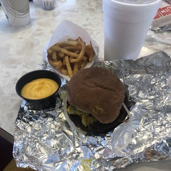 Burky's Grill - Veggie burger with cheese fries - Burgers Near Me - Myrtle Beach, South Carolina