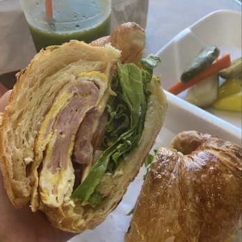 DC Donut Cafe - Ham, sausage, egg, cheese, lettuce, tomato, Mayo Croissant Breakfast - Donuts Near Me - San Fernando, California DC Donut Cafe - Ham, sausage, egg, cheese, lettuce, tomato, Mayo Croissant Breakfast - Donuts Near Me - San Fernando, California