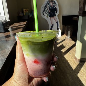 Yama Onigiri - Strawberry matcha - Japanese Near Me - Banff, Alberta