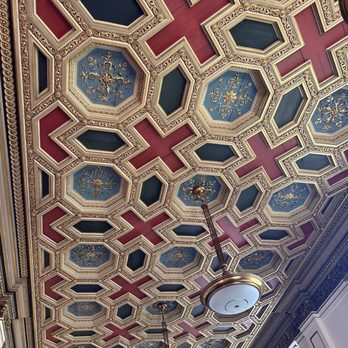 Keele Hall - One of the magnificent ceilings - Arts & Entertainment Near Me - Newcastle, STS