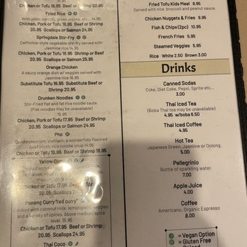 Thai Sapa - Menu (Nov, 2021) - Thai Near Me - Springdale, Utah