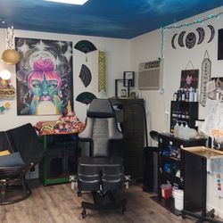 Diamond in the Rogue Tattoo and Arts - Taylor German's tattoo room in the shop