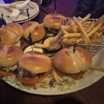 St James Gate Bar and Restaurant - Sliders with garlic fries - American Near Me - Belmont, California St James Gate Bar and Restaurant - Sliders with garlic fries - American Near Me - Belmont, California