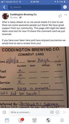 Menu photo 8 Coddington Brewery Middletown, RI