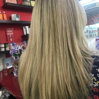 Highlights Unisex Nail & Spa - After Gertrudis worked her magic!! I am so happy!! - Hair Salons Near Me - Corona, New York Highlights Unisex Nail & Spa - After Gertrudis worked her magic!! I am so happy!! - Hair Salons Near Me - Corona, New York