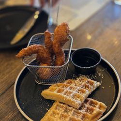 American Tapas Bar - Chicken and waffle