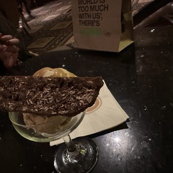The Driskill Bar - Dessert ice cream was pretty good - Lounges Near Me - Austin, Texas