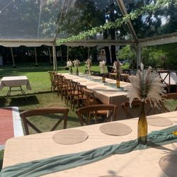 Affordable & Luxury Event Rentals - Tent, table, chairs