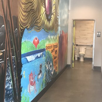 Boise Juice  -  Boise - Mural & hall to bathroom - Juice Bars & Smoothies Near Me - Boise, Idaho