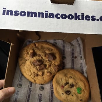 Insomnia Cookies - Peanut butter cookie and m&m - Desserts Near Me - Oxford, Mississippi