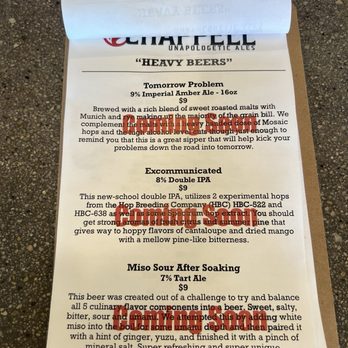 Chappell Brewing - Brewpubs Near Me - South Salt Lake, Utah