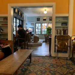 C & P Coffee Company - Warm and cozy inside.