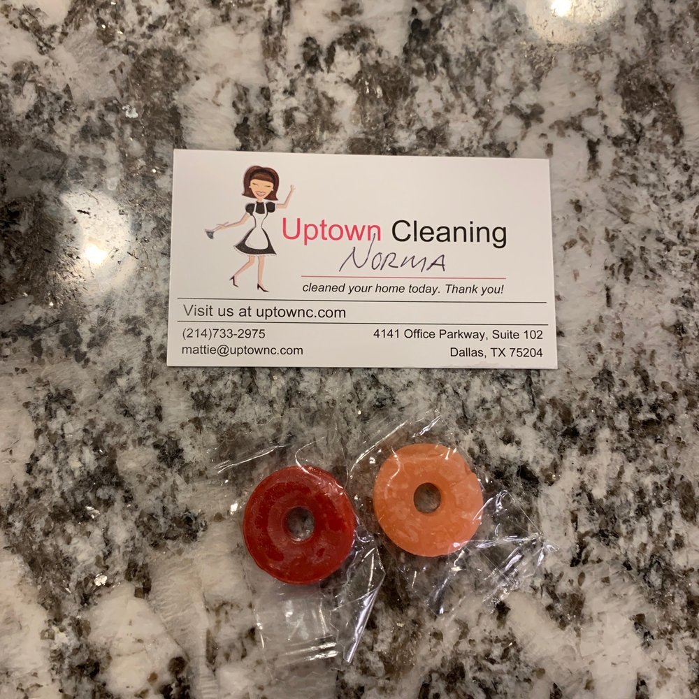 Norma's business card and a little sweet treat! Norma's business card and a little sweet treat!