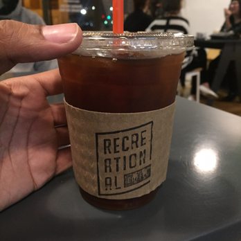 Recreational Coffee - Iced coffee. Coffee 11/22/2016 - Coffee & Tea Near Me - Long Beach, California