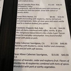 Pickled Perch - Menu
