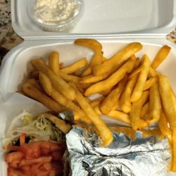 New Village Pizza and Grill - Gyro platter