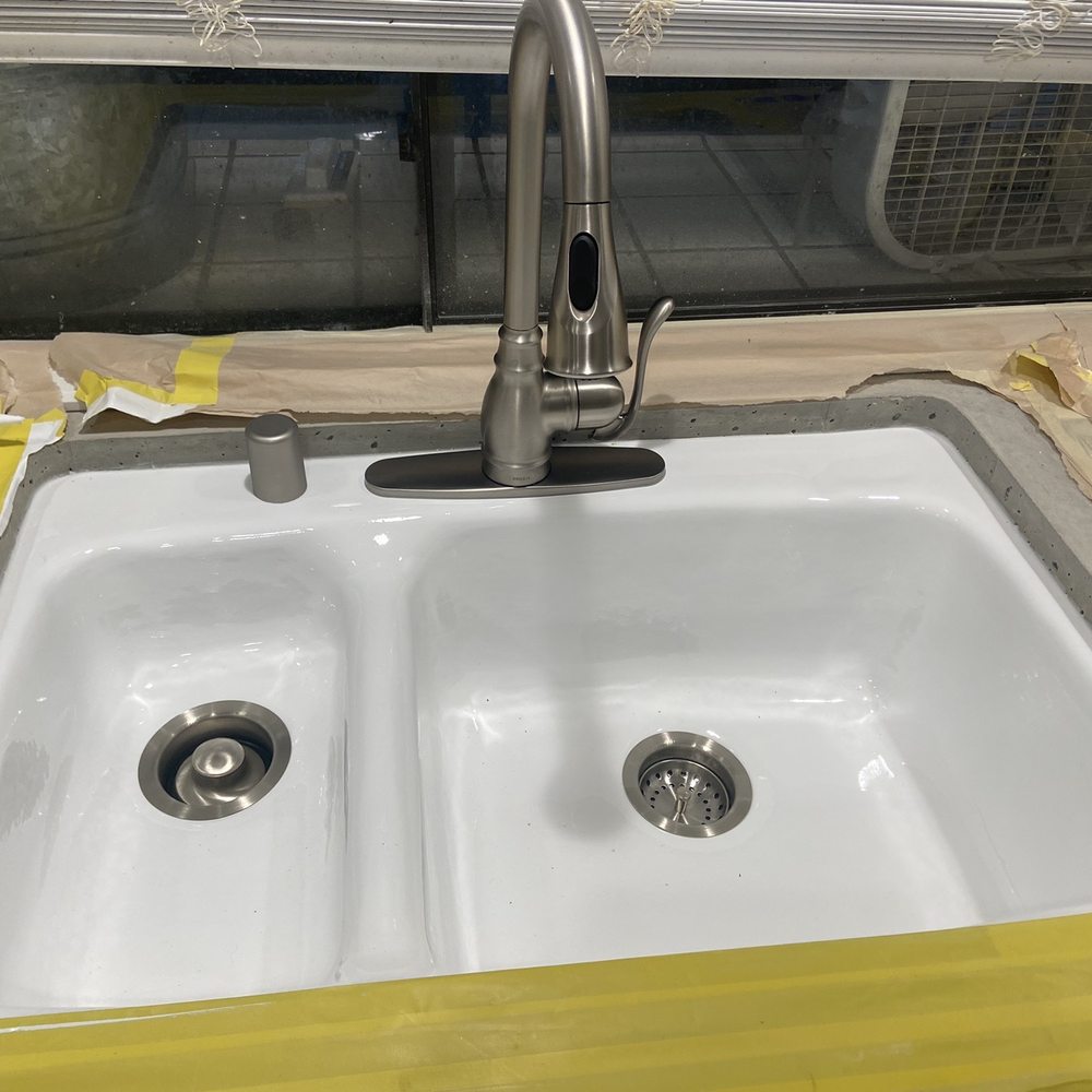 Bath-Brite - My kitchen sink looks new - Refinishing Services Near Me Bath-Brite - My kitchen sink looks new - Refinishing Services Near Me