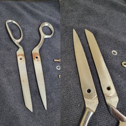 Apex Knife - Fabric Shear Rust Removal