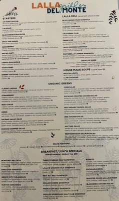 Menu photo 7 Lalla Grill Del Monte Monterey, CA