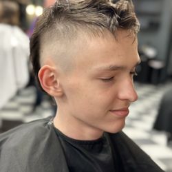 Style Street Barbers - Hockey cut, layers, mullet, easy to care for #Jenna #stylestreetbarbersapex