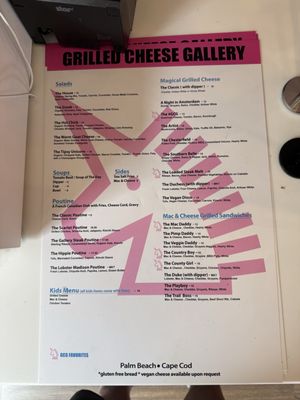 Menu photo 2 The Grilled Cheese Gallery Provincetown, MA Menu photo 2 The Grilled Cheese Gallery Provincetown, MA