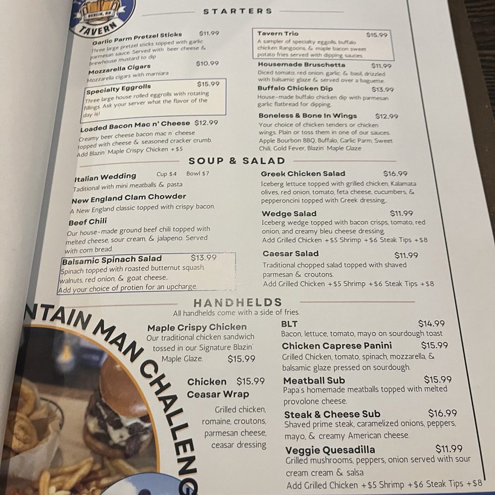 Hydro Tavern - Menu - Breakfast & Brunch Near Me - Berlin, New Hampshire Hydro Tavern - Menu - Breakfast & Brunch Near Me - Berlin, New Hampshire