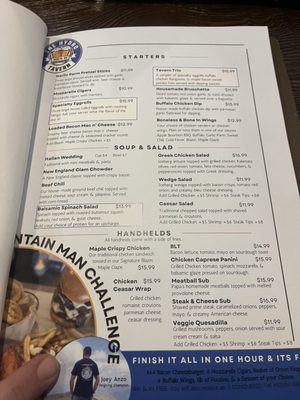 Menu photo 1 Hydro Tavern Berlin, NH