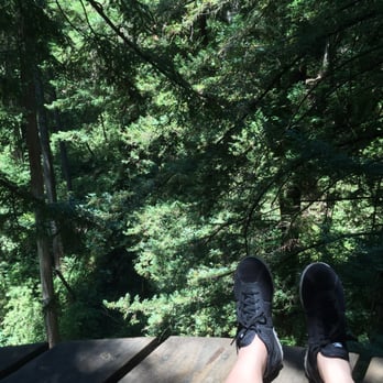 Mount Hermon Adventures - Tabitha said she liked to let the guests hang out at the last station and sit there for a bit! So nice with the nature - Challenge Courses Near Me - Mount Hermon, California