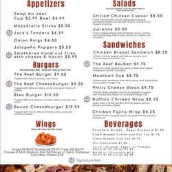 Lunch Menu