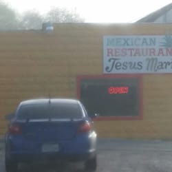 Jesus Maria Restaurant - Side view of Jesus Maria.  Drive through window side.