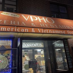 Exterior outside entrance of VPho and Pizzeria - The Bronx, New York Exterior outside entrance of VPho and Pizzeria - The Bronx, New York