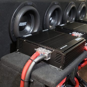 Stereo Sales - Four 8-in Subs under a truck seat box - Car Stereo Installation Near Me - Tallahassee, Florida Stereo Sales - Four 8-in Subs under a truck seat box - Car Stereo Installation Near Me - Tallahassee, Florida