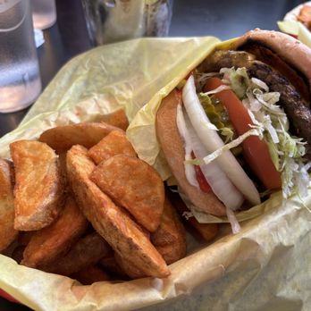 Hodad's - Single Cheeseburger with fries - Burgers Near Me - San Diego, California Hodad's - Single Cheeseburger with fries - Burgers Near Me - San Diego, California