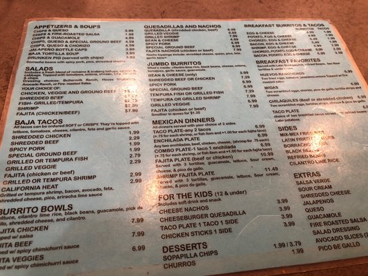 Menu photo 2 Fuzzy's Taco Shop Lake Worth, TX Menu photo 2 Fuzzy's Taco Shop Lake Worth, TX