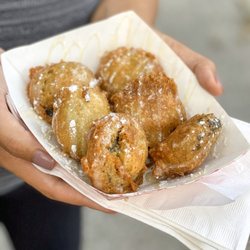 Savannah Food Truck Festival - Fried Oreos dark shark tacos