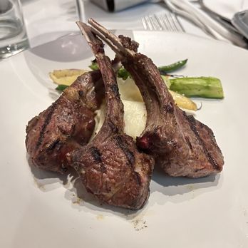 Mi Piace - Grilled Colorado Double Lamb Chops - Italian Near Me - Pasadena, California Mi Piace - Grilled Colorado Double Lamb Chops - Italian Near Me - Pasadena, California
