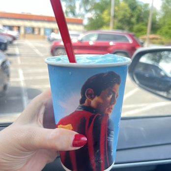 Dairy Queen Grill & Chill - Superman cake batter cookie dough blizzard - Ice Cream & Frozen Yogurt Near Me - Cranberry Township, Pennsylvania Dairy Queen Grill & Chill - Superman cake batter cookie dough blizzard - Ice Cream & Frozen Yogurt Near Me - Cranberry Township, Pennsylvania
