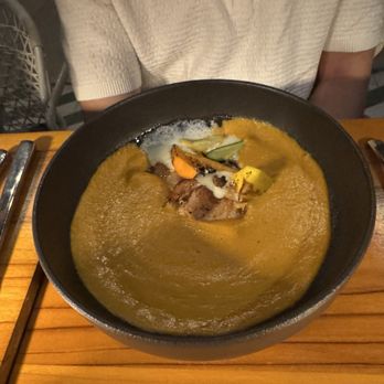 The Ledge - Smoked pumpkin soup - American Near Me - Cabo San Lucas, BCS The Ledge - Smoked pumpkin soup - American Near Me - Cabo San Lucas, BCS