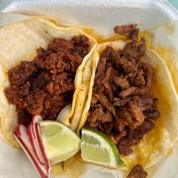 Betty's Tacos - Chorizo and Pastor Tacos